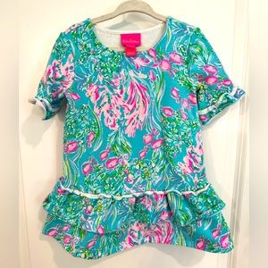 Lilly Pulitzer Girls XS 2-3T Fish Dress